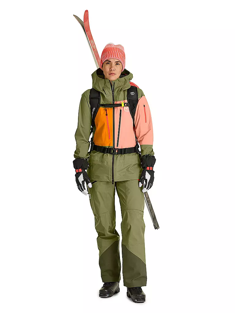 ORTOVOX | Pantaloni da Sci Alpinismo Deep Shell 3L da Donna | Oliva