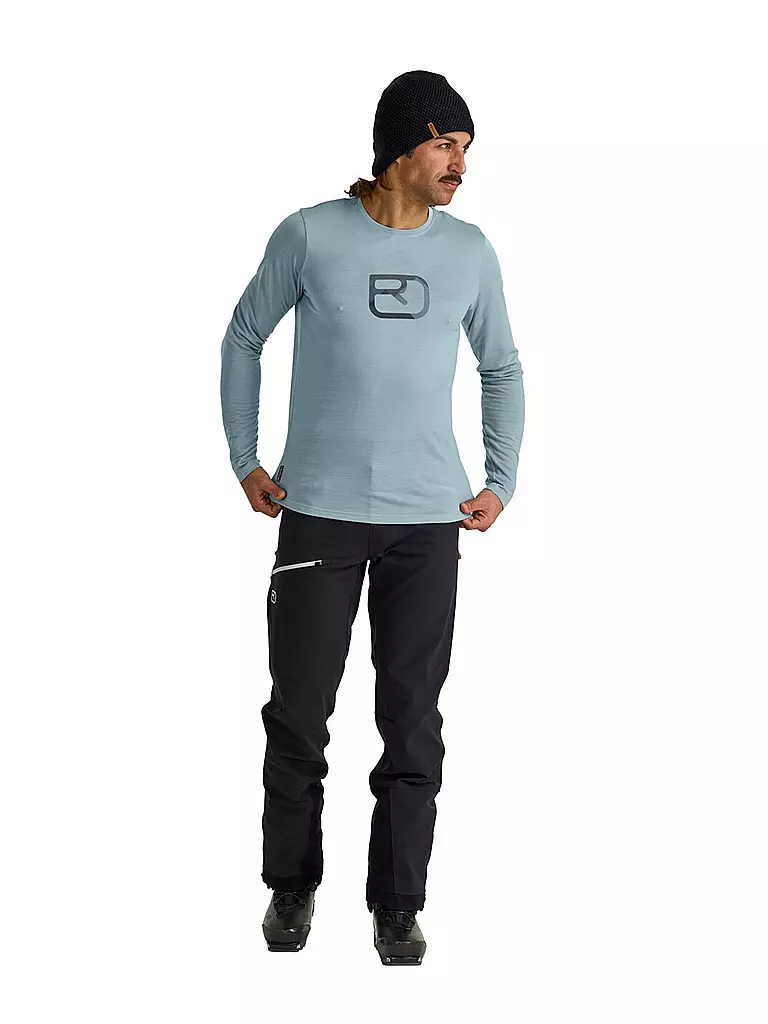 ORTOVOX | Pantaloni da scialpinismo softshell Pizol da uomo | Nero