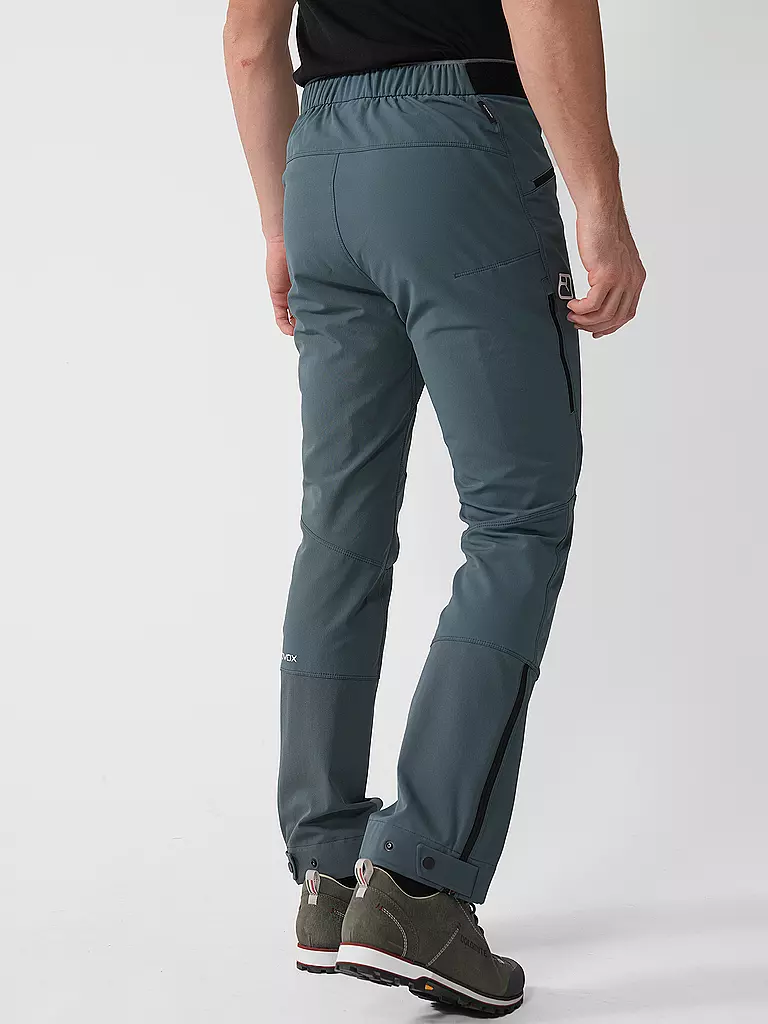 ORTOVOX | Pantaloni softshell da uomo Col Becchei | Petrolio