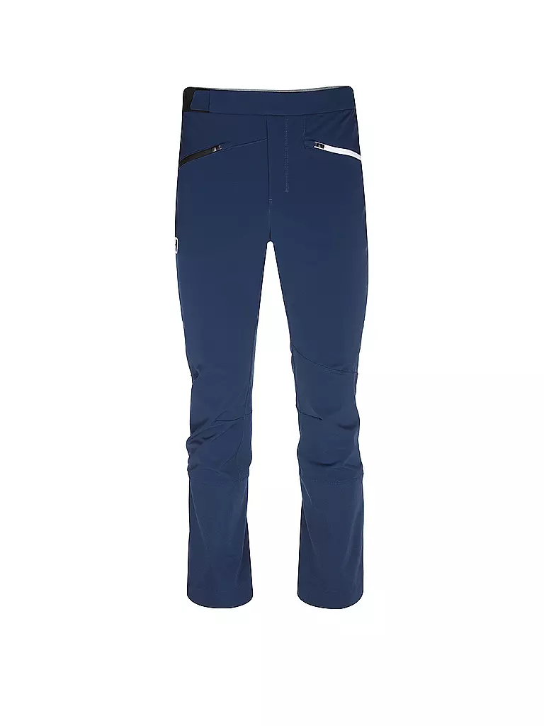 ORTOVOX | Pantaloni softshell da uomo per escursioni Col Becchei | Blu scuro