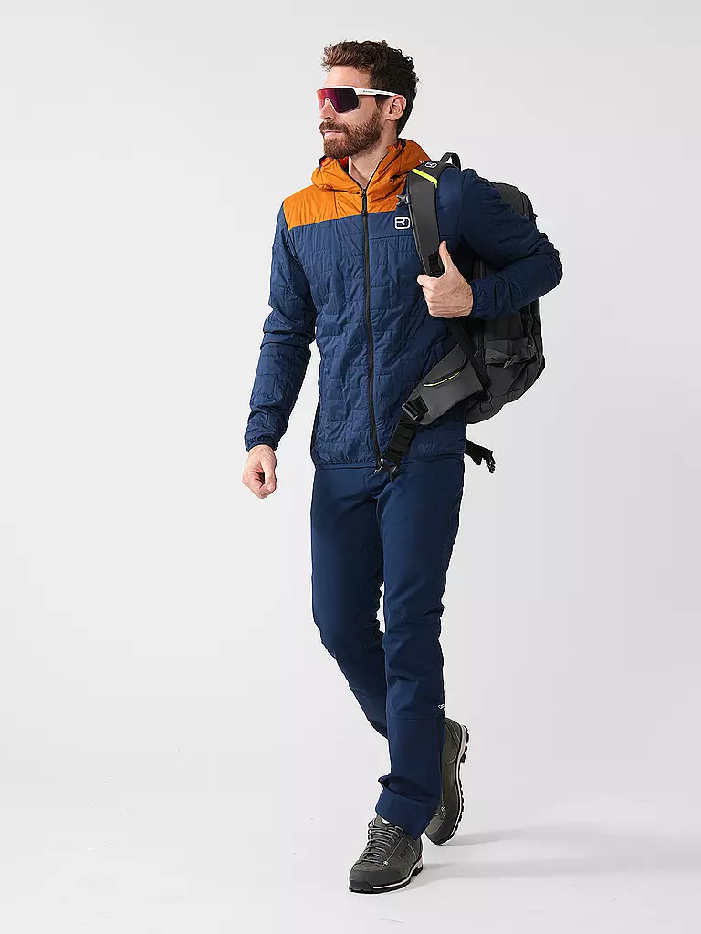 ORTOVOX | Pantaloni softshell da uomo per escursioni Col Becchei | Blu scuro