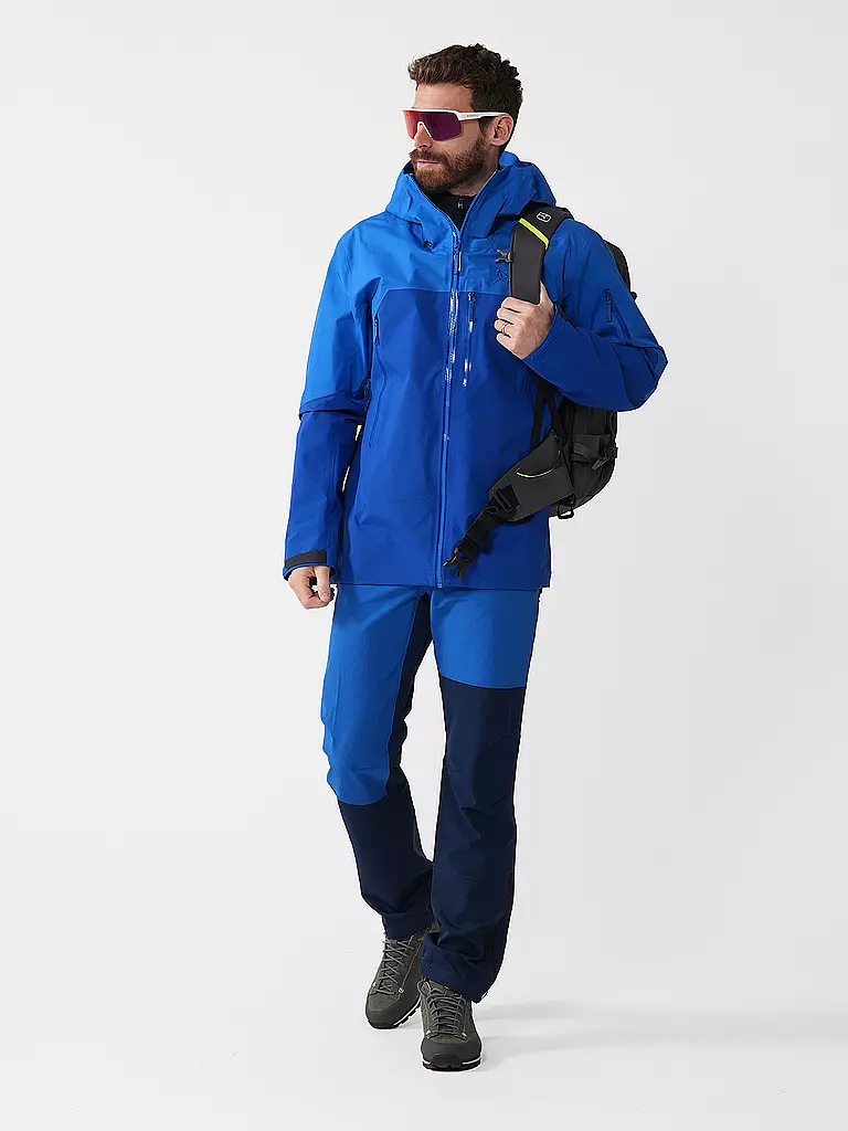 ORTOVOX | Pantaloni softshell da uomo per escursioni Punta Berrino | Blu