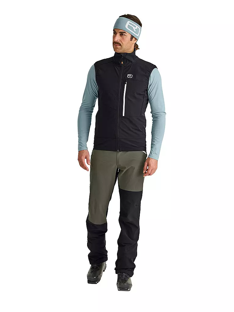 ORTOVOX | Pantaloni softshell da uomo per lo sci alpinismo Punta Berrino | Oliva