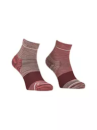 ORTOVOX | Quartersocken Alpine da donna | Rosso scuro