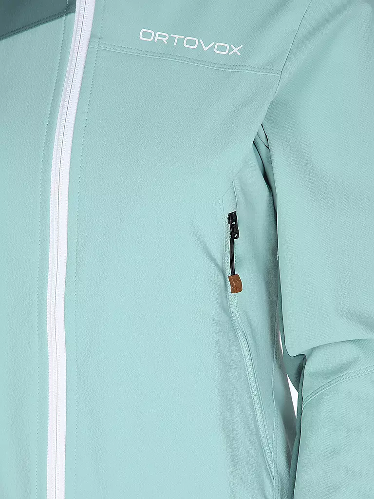 ORTOVOX | Softshell Pala Hoodie da donna | Menta