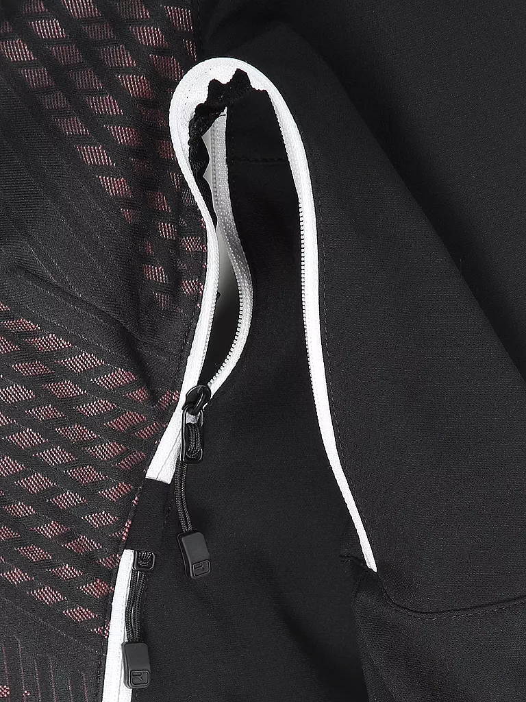 ORTOVOX | Softshelljacke da donna Col Becchei con cappuccio | Nero