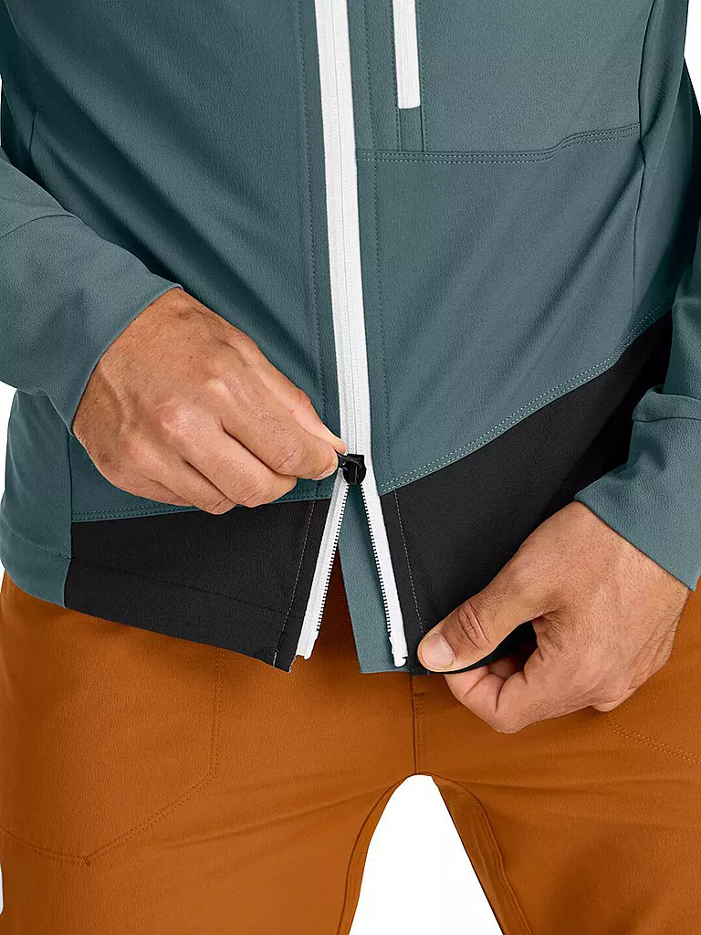 ORTOVOX | Softshelljacke Pala Hoodie Light da uomo | Petrolio