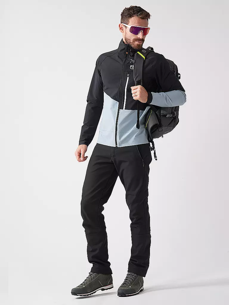 ORTOVOX | Softshelljacke Punta Berrino da uomo | Nero