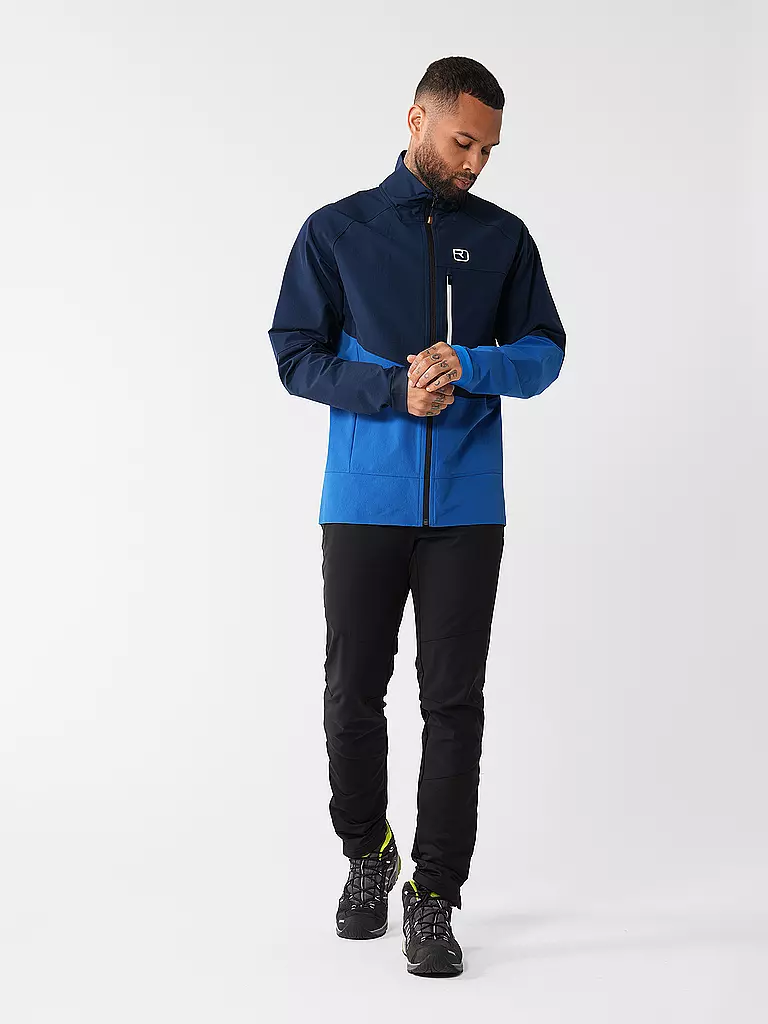 ORTOVOX | Softshelljacke Punta Berrino da uomo | Blu scuro