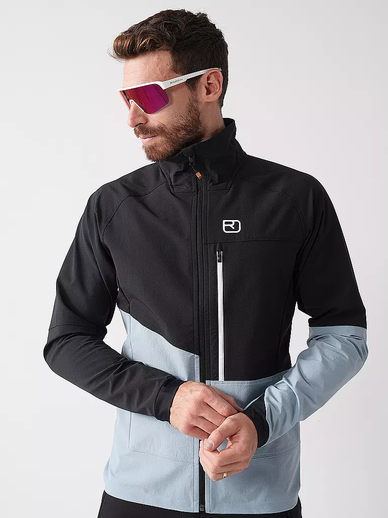 ORTOVOX | Softshelljacke Punta Berrino da uomo | Nero