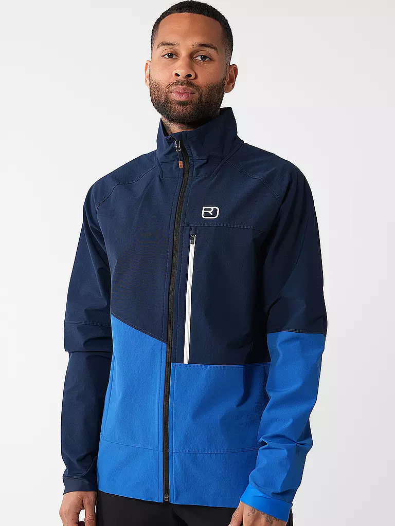 ORTOVOX | Softshelljacke Punta Berrino da uomo | Blu scuro
