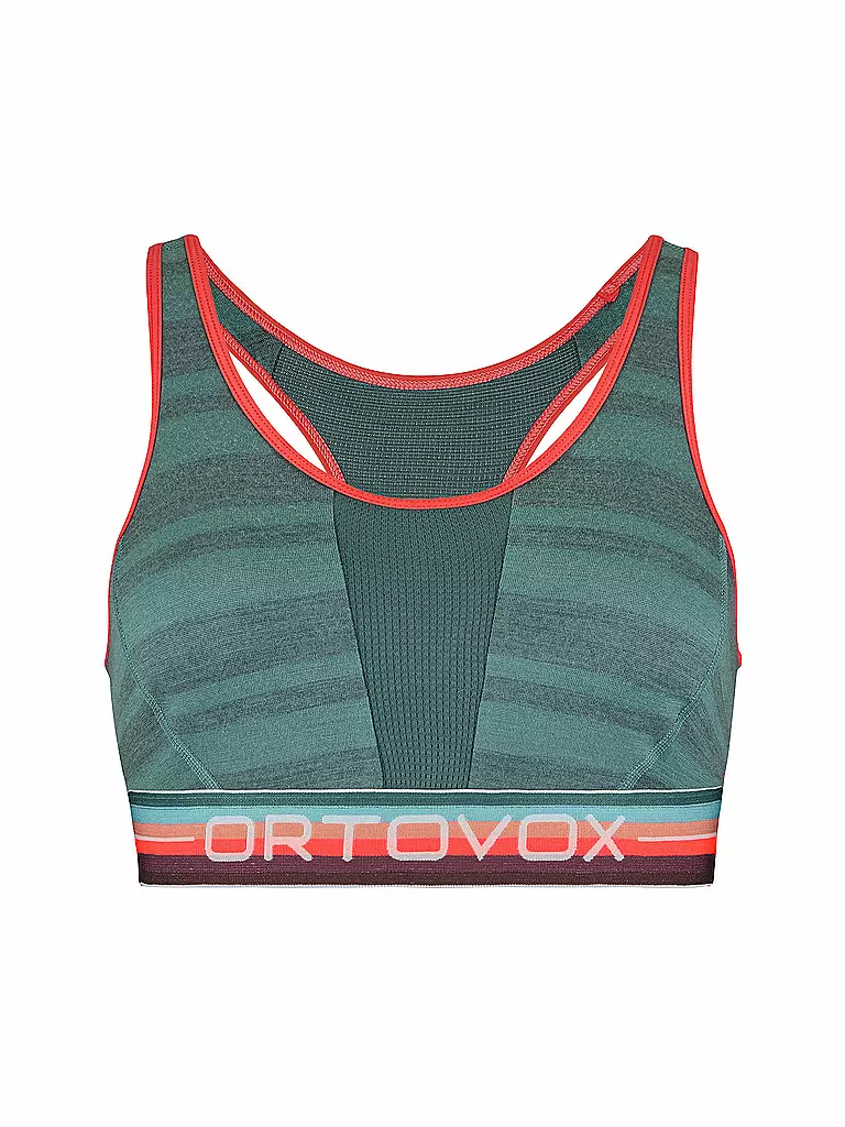 ORTOVOX | Top sportivo da donna 185 Rock'n'Wool | Verde scuro