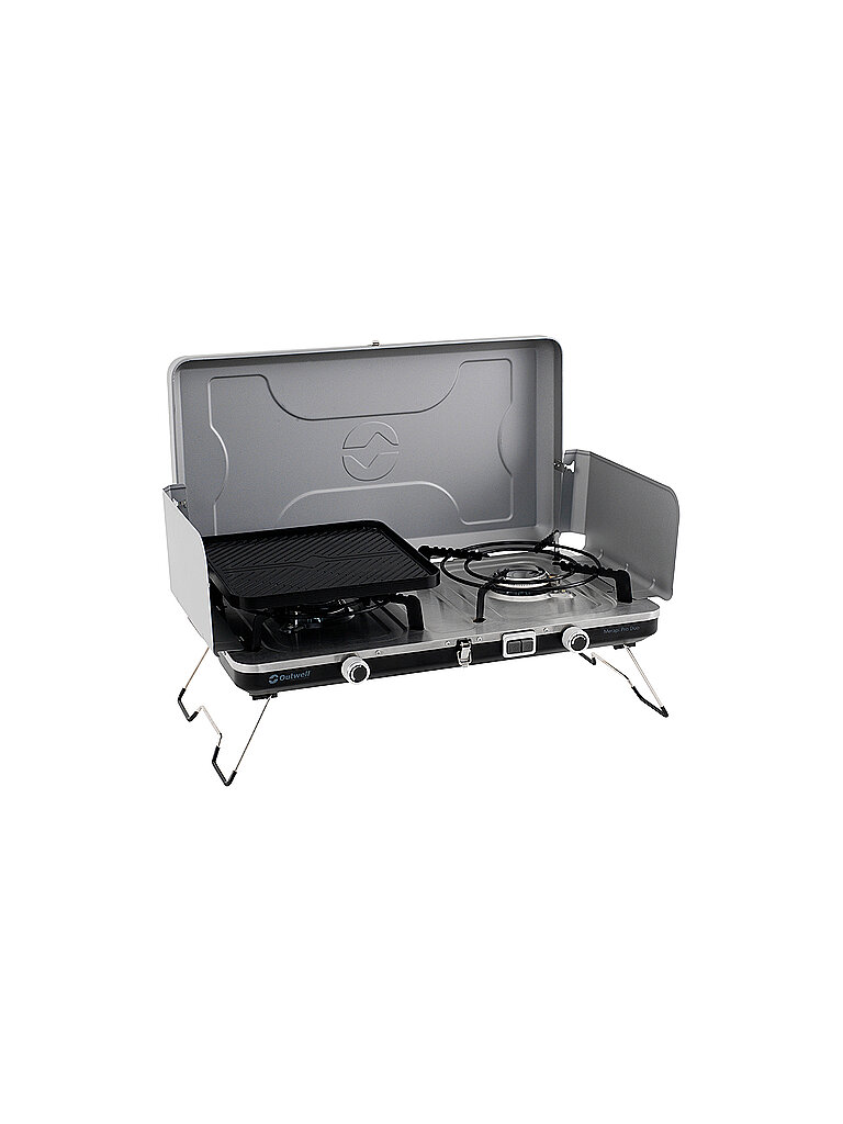 Fornello a gas Merapi Pro Duo Deluxe argento