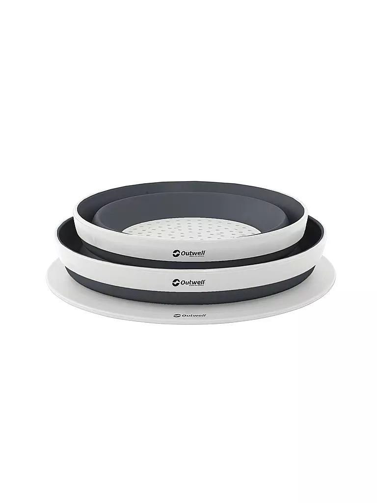 OUTWELL | Ciotola e scolapasta da campeggio Collaps | Blu scuro