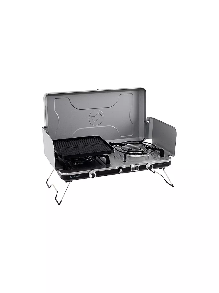 OUTWELL | Fornello a gas Merapi Pro Duo Deluxe | Argento