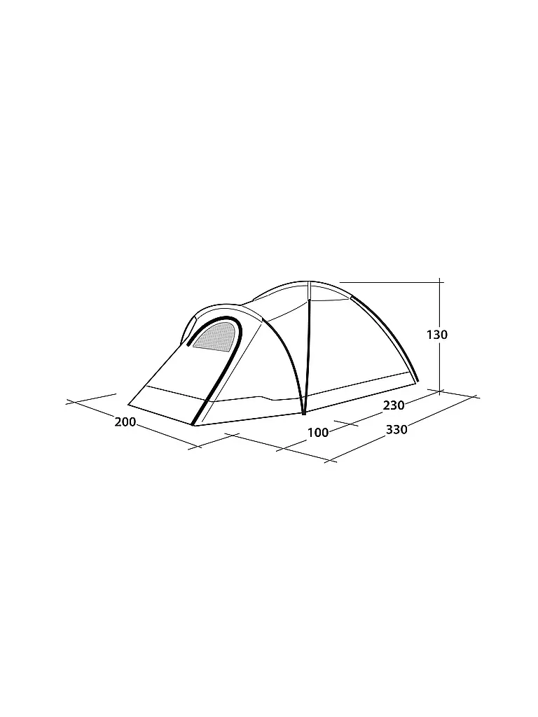 OUTWELL | Tenda Cloud 3 | Oliva