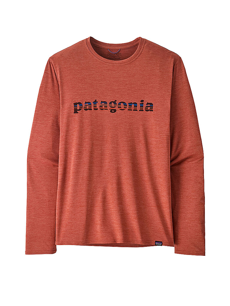 Maglietta tecnica da uomo Capilene® Cool Daily Graphic corallo XL