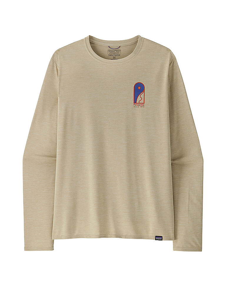 Maglietta tecnica da uomo Capilene® Cool Daily Graphic beige L