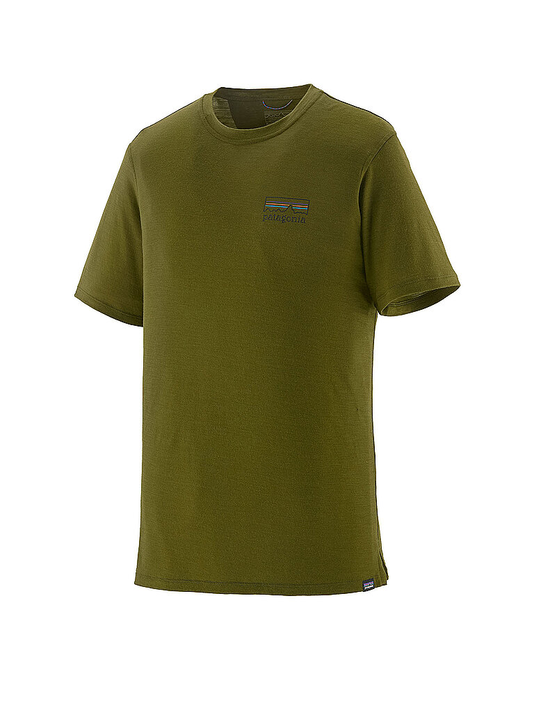 Maglietta tecnica da uomo Capilene® Cool Merino oliva XXL