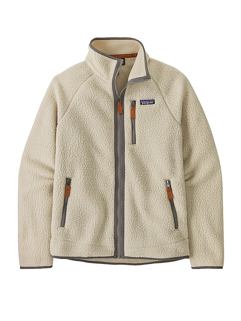 Giacca in pile da uomo Retro Pile beige M
