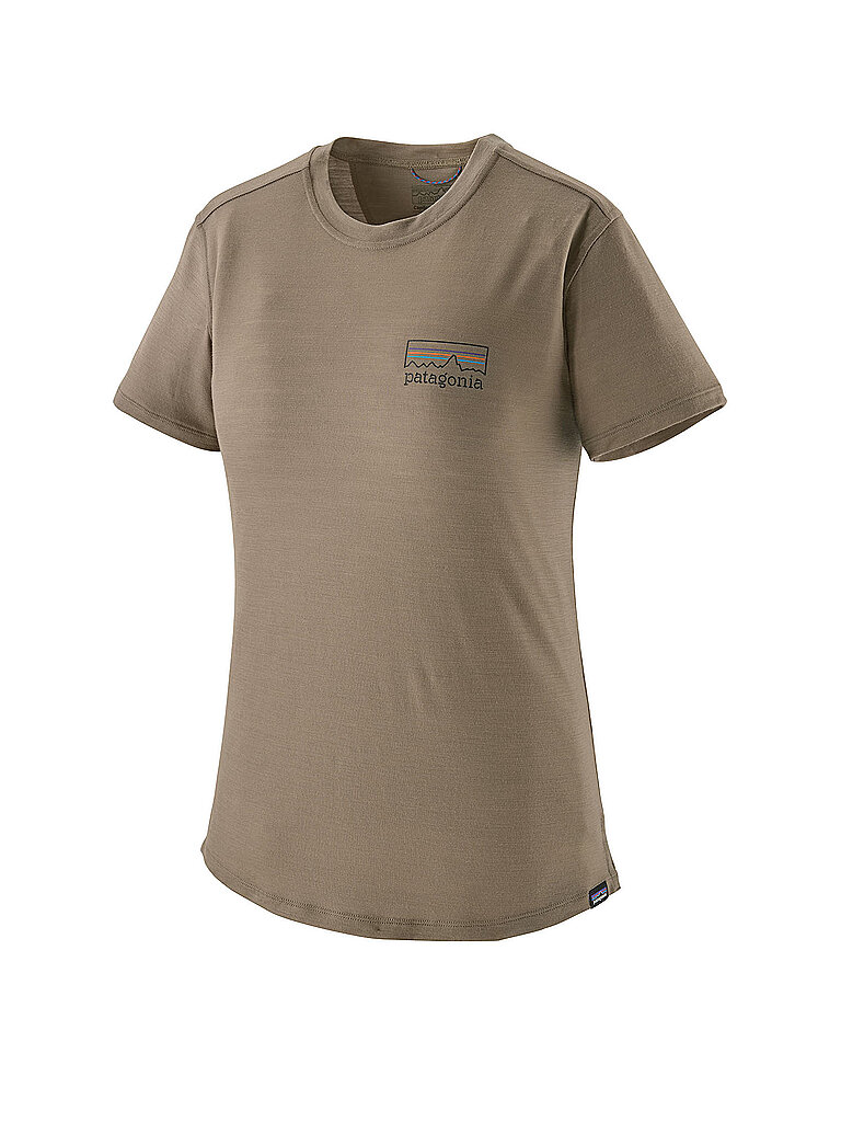 Maglietta tecnica da donna Capilene® Cool Merino Graphic grigio XL