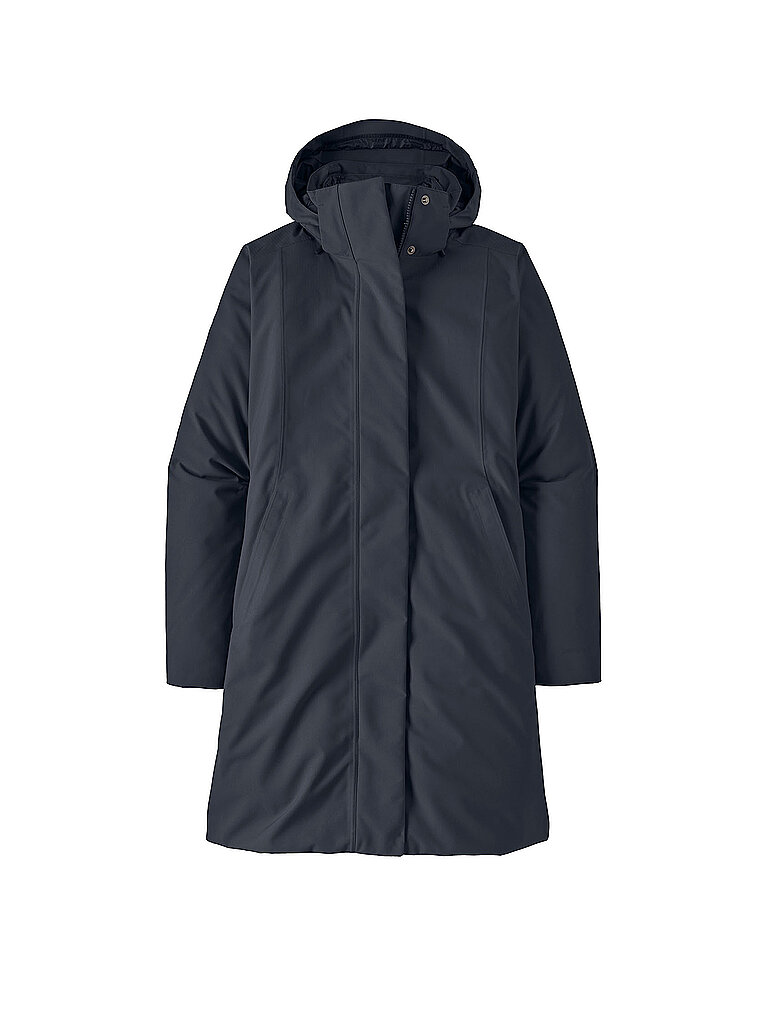 Parka invernale da donna Tres 3-in-1 con cappuccio in piuma blu L