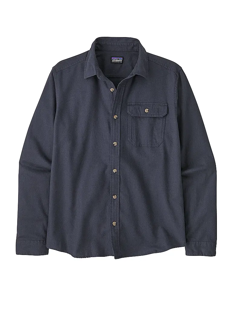 PATAGONIA | Camicia da uomo Cotton in Conversion Lightweight Fjord Flannel | Blu scuro