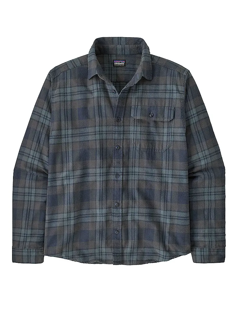 PATAGONIA | Camicia da uomo Cotton in Conversion Lightweight Fjord Flannel | Blu scuro