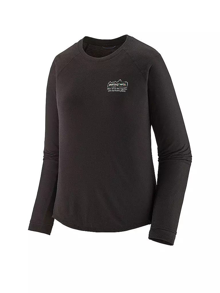 PATAGONIA | Damen Funktionsshirt Cap Cool Trail Grap | Nero