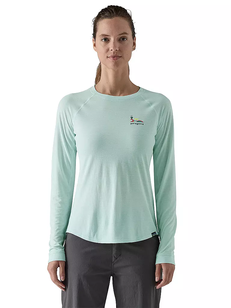 PATAGONIA | Damen Funktionsshirt Cap Cool Trail Grap | Verde chiaro