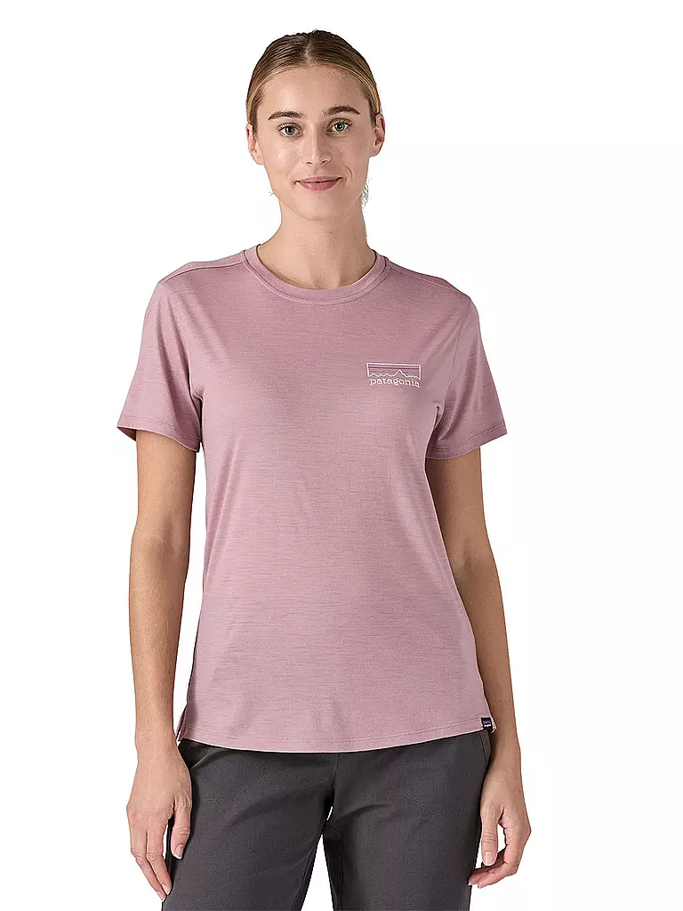 PATAGONIA | Damen Funktionsshirt Capilene® Cool Merino Graphic | Rosa