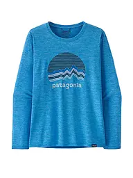 PATAGONIA | Damen Funktionsshirt Long-Sleeved Capilene® Cool Daily Graphic | Blu