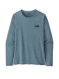 PATAGONIA | Damen Funktionsshirt Long-Sleeved Capilene® Cool Daily Graphic | Grigio