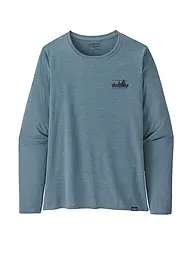 PATAGONIA | Damen Funktionsshirt Long-Sleeved Capilene® Cool Daily Graphic | Blu chiaro