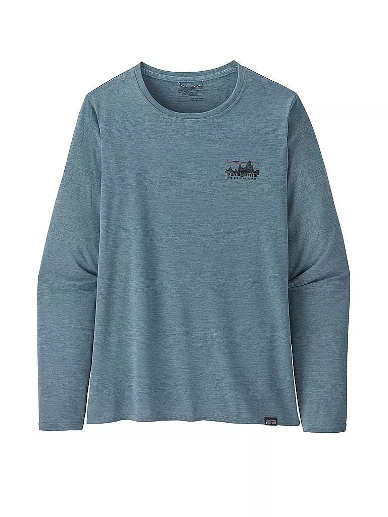 PATAGONIA | Damen Funktionsshirt Long-Sleeved Capilene® Cool Daily Graphic | Grigio