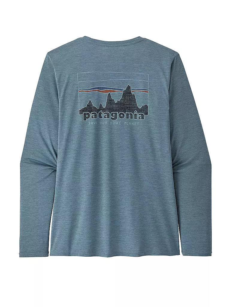 PATAGONIA | Damen Funktionsshirt Long-Sleeved Capilene® Cool Daily Graphic | Grigio