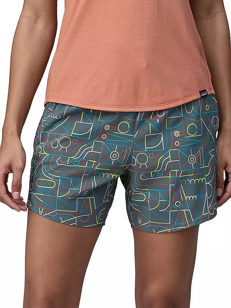 PATAGONIA | Damen Short Multi Trails 5½" | Verde scuro