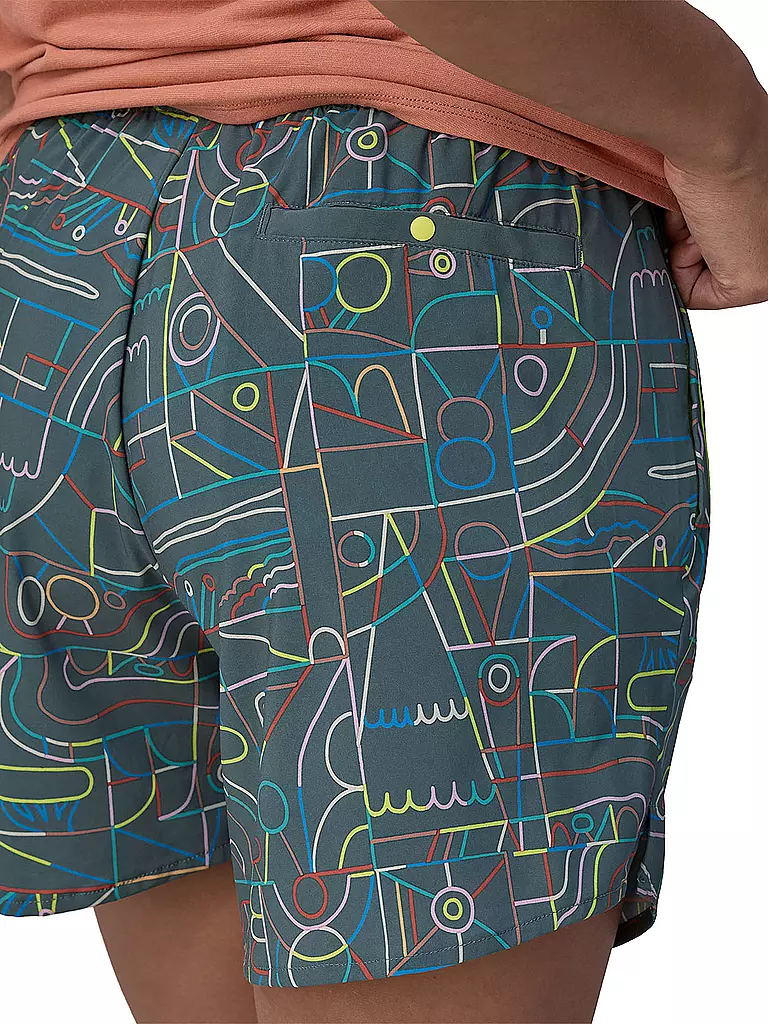 PATAGONIA | Damen Short Multi Trails 5½" | Verde scuro