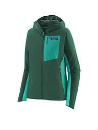 PATAGONIA | Damen Softshelljacke R1® CrossStrata | Verde scuro