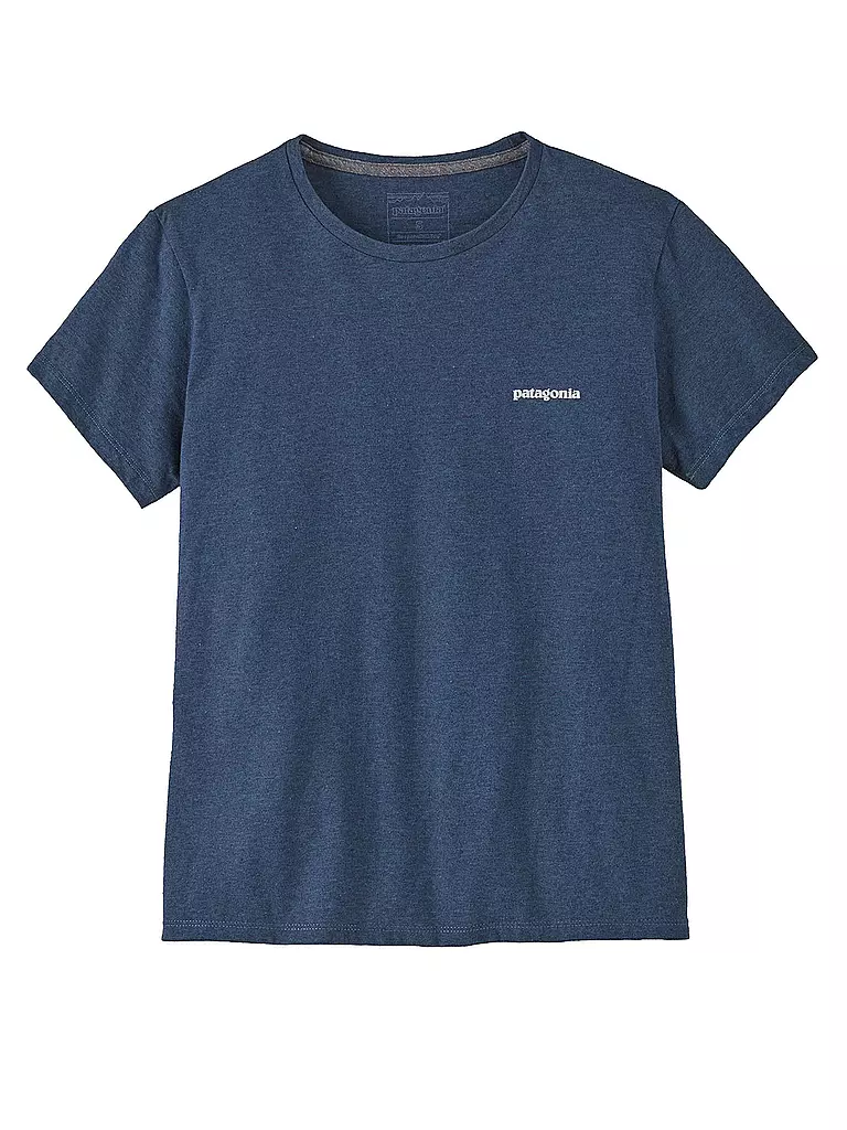 PATAGONIA | Damen T-Shirt P-6 Logo Responsibili | Blu
