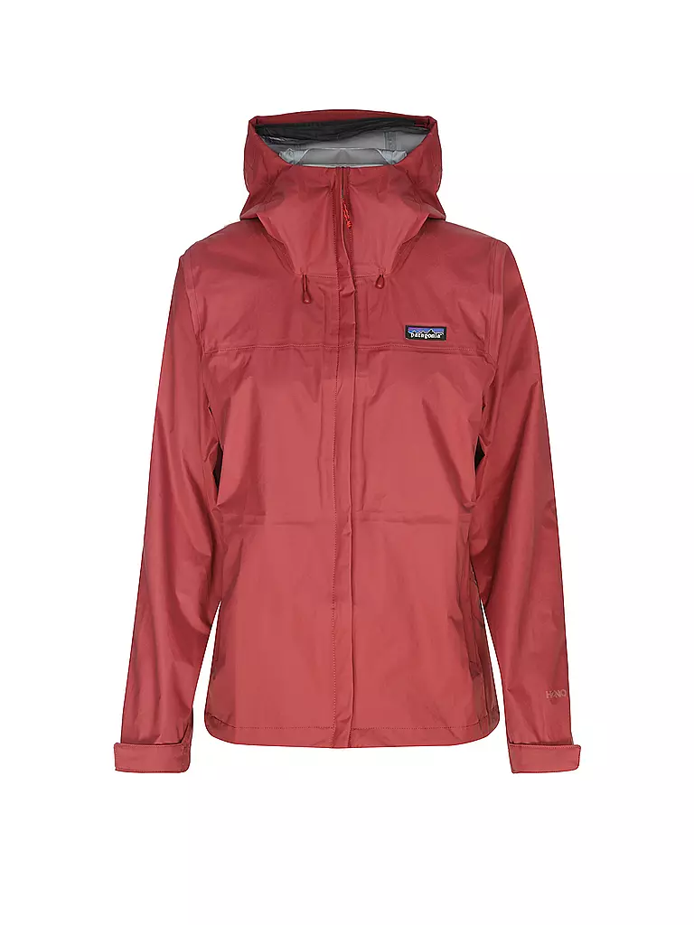 PATAGONIA | Damen Wanderjacke Torrentshell 3L | Rosso scuro