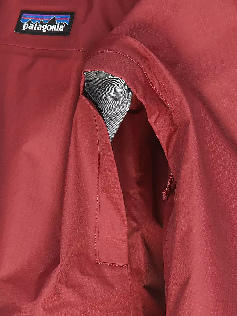 PATAGONIA | Damen Wanderjacke Torrentshell 3L | Rosso scuro