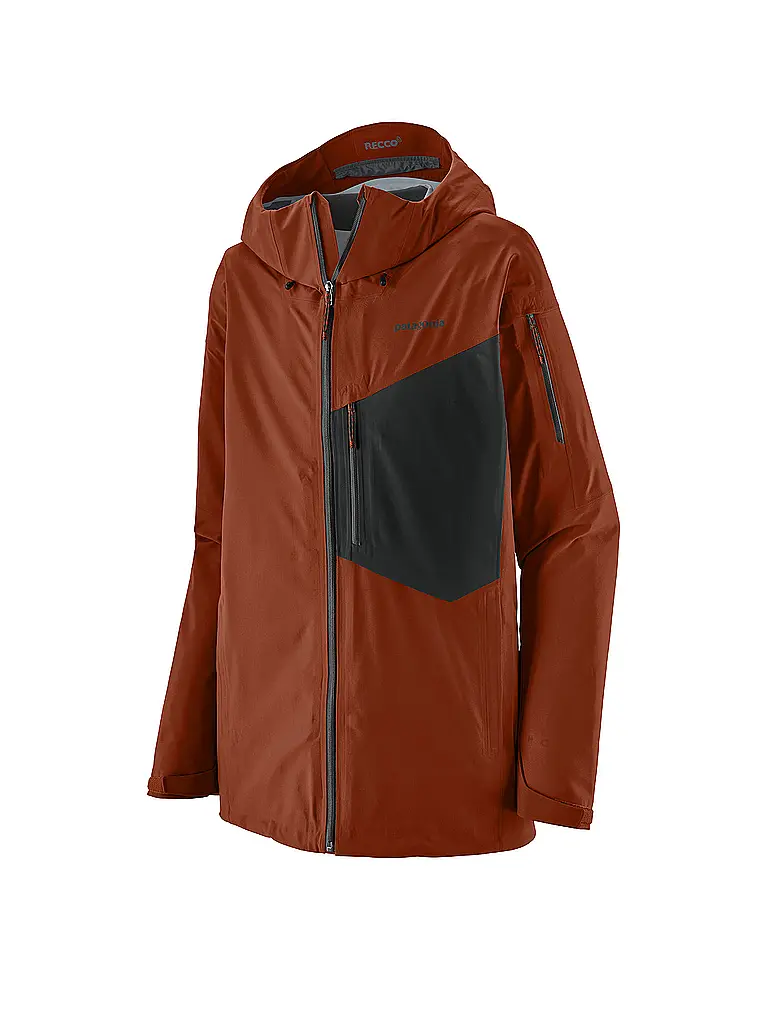 PATAGONIA | Giacca da turismo da uomo SnowDrifter 3L con cappuccio | Rame