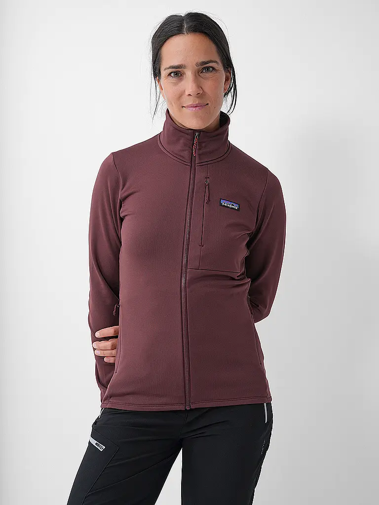 PATAGONIA | Giacca in pile termico da donna R1® | Rosso scuro