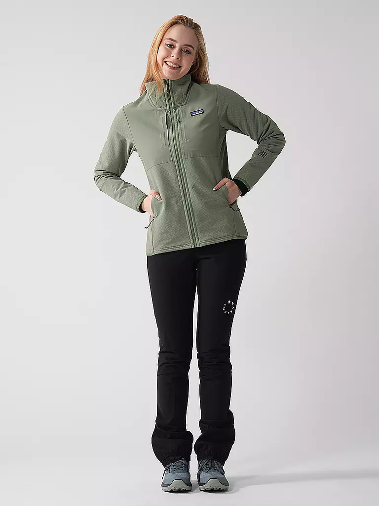 PATAGONIA | Giacca softshell da donna R2 Cross Strata Hoodie | Verde