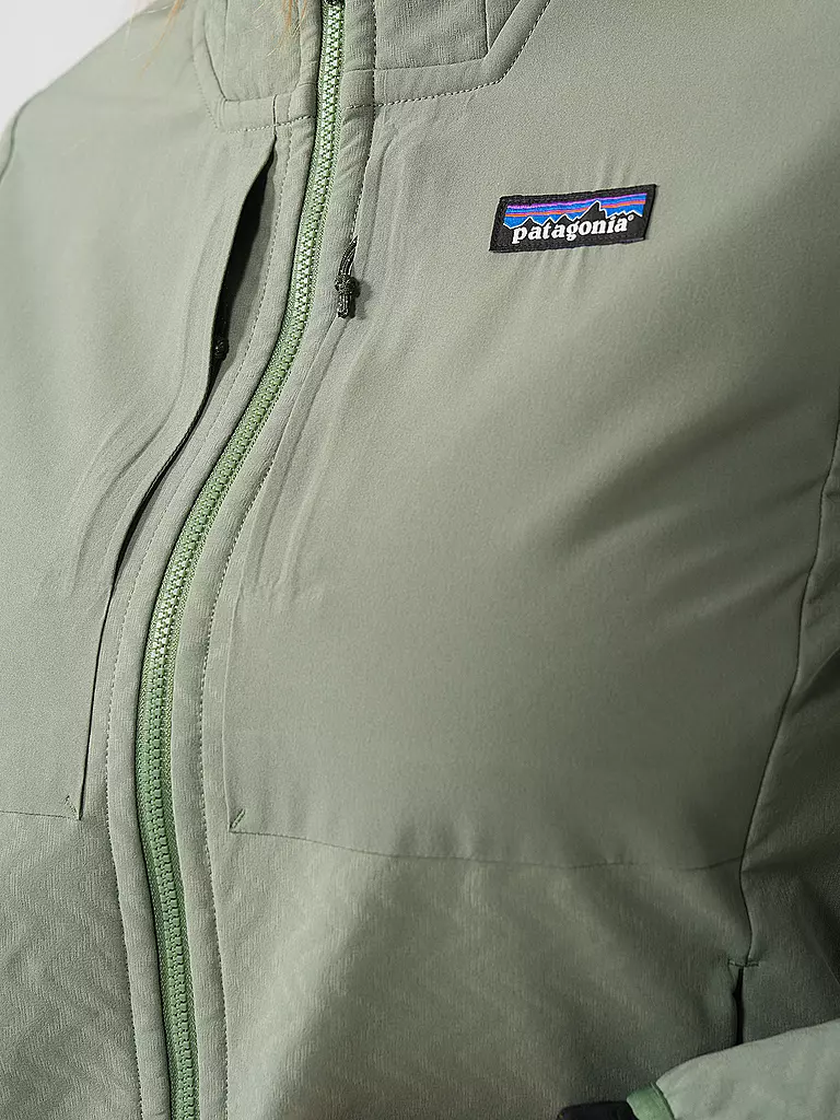 PATAGONIA | Giacca softshell da donna R2 Cross Strata Hoodie | Verde