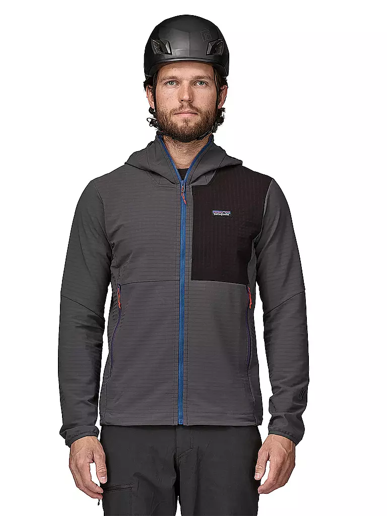PATAGONIA | Herren Fleecejacke R1® TechFace Hoodie | Grigio