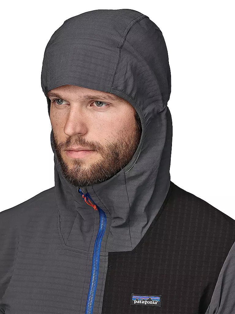 PATAGONIA | Herren Fleecejacke R1® TechFace Hoodie | Grigio