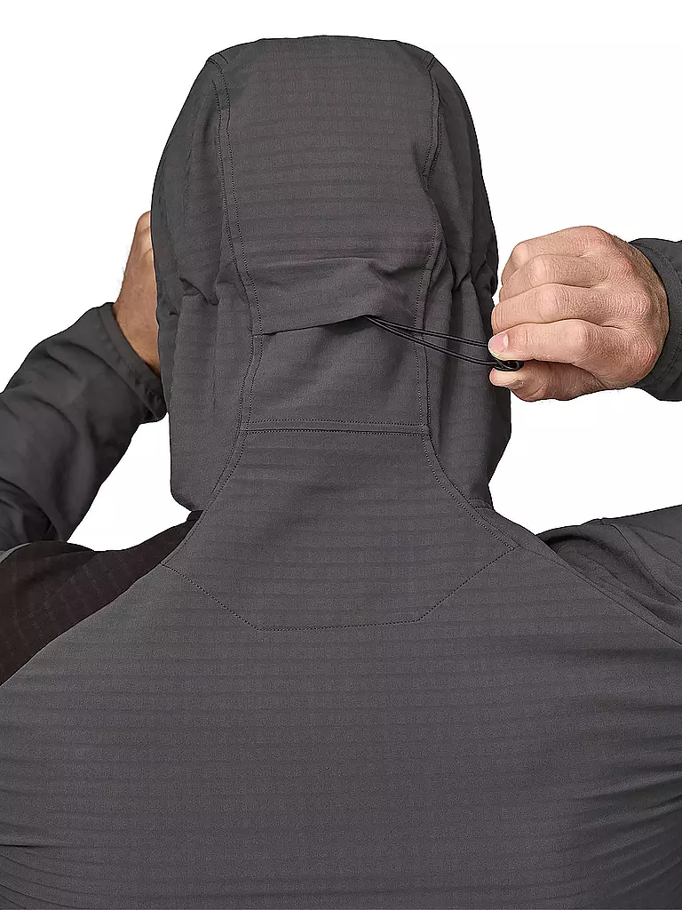 PATAGONIA | Herren Fleecejacke R1® TechFace Hoodie | Grigio