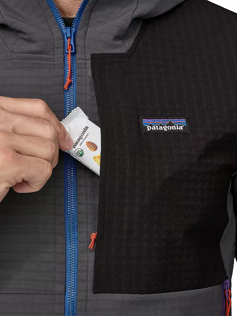 PATAGONIA | Herren Fleecejacke R1® TechFace Hoodie | Grigio